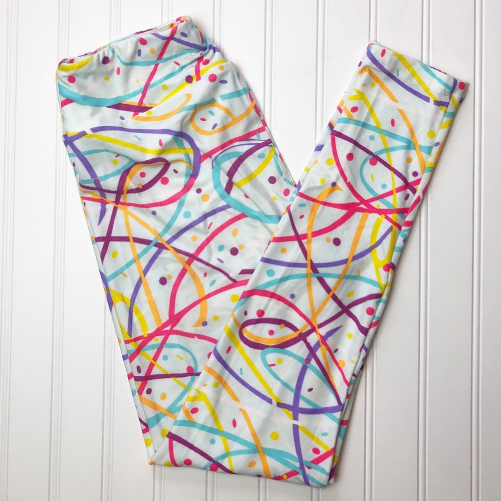 LuLaRoe OS Birthday Leggings